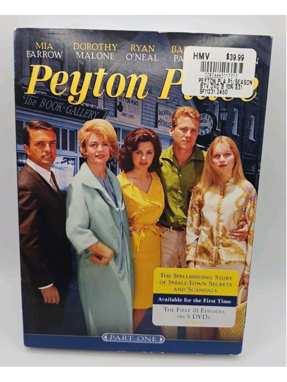 Peyton Place: Part One (DVD, 31 Episodes, NTSC) New With Slipcover